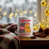 Çiftlere Özel İsimli Noel Kedileri Kupası
