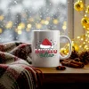 Noel Şapkalı Mutlu Yıllar Temalı Kupa