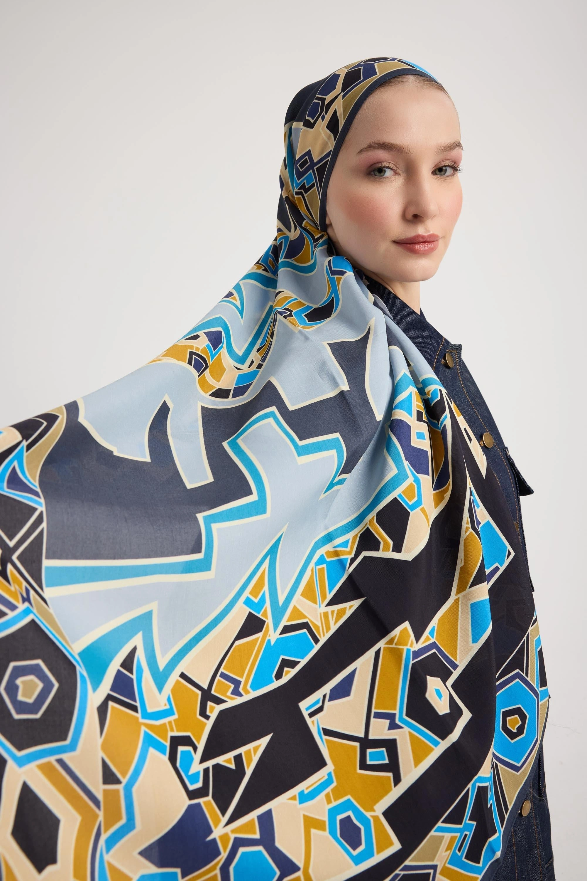 Maisa ALEV FLOŞ VİSKON ŞAL 70*190 CM - SİYAH