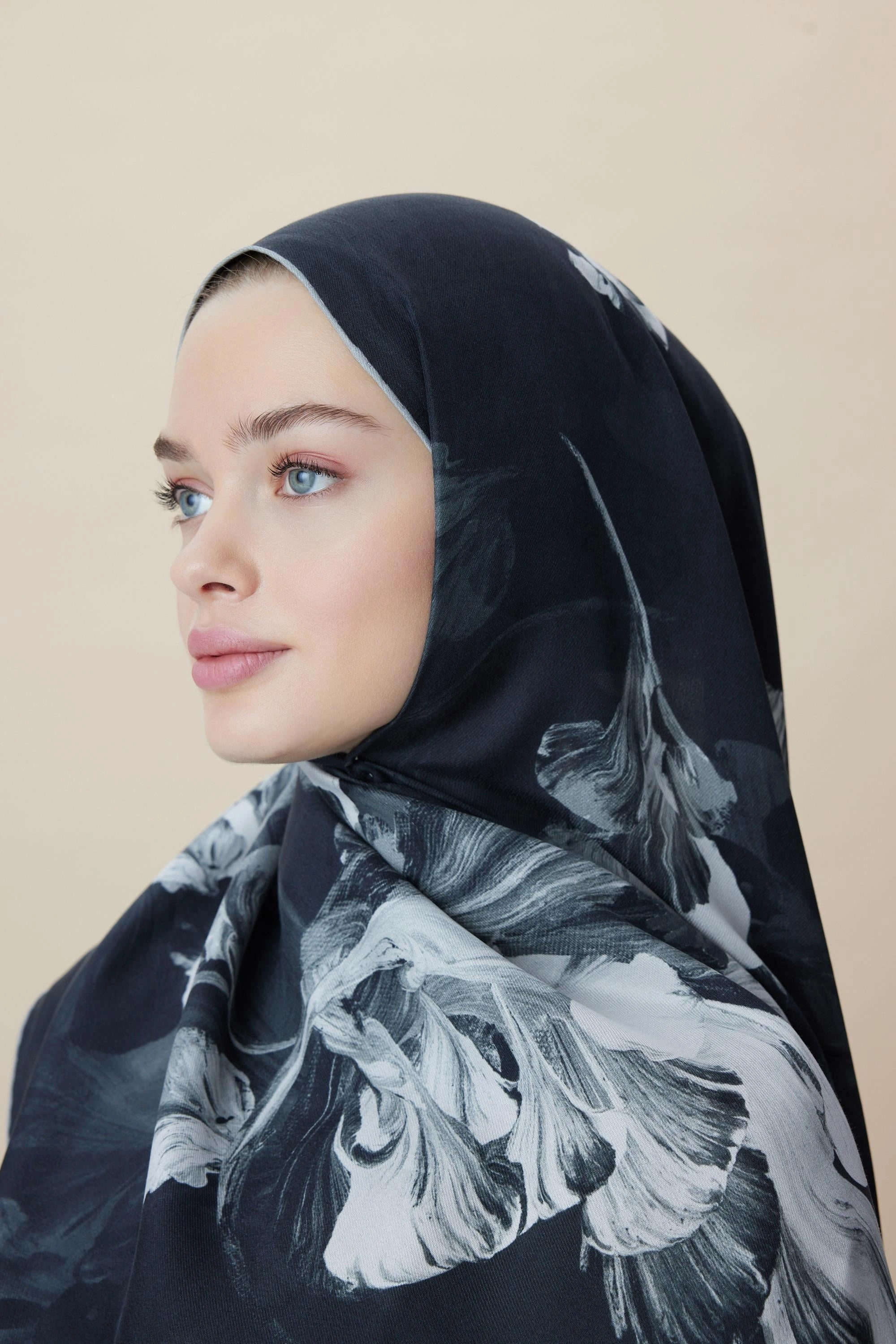 Maisa AKVA PAMUK İPEK ŞAL 70*190 CM - ANTRASİT