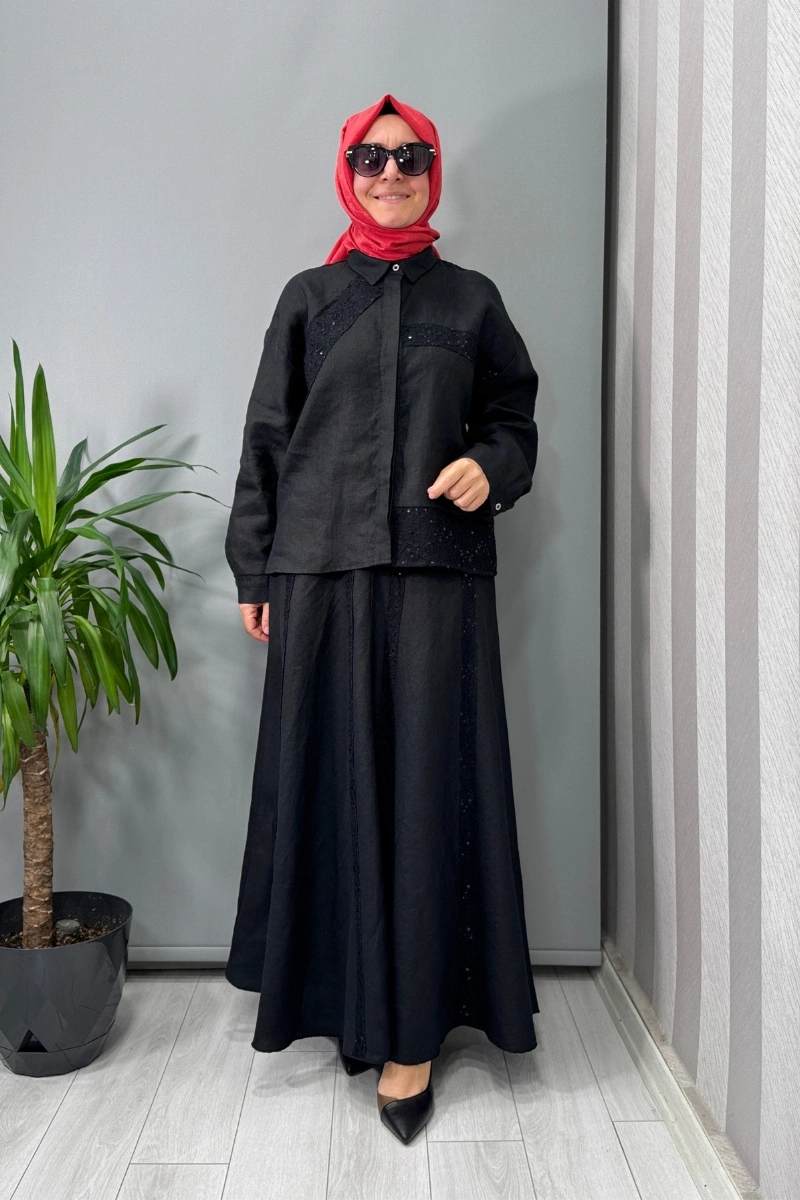 Ghisa Takım Siyah 25YGSTKM4034