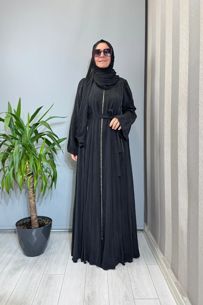 Misswhence Şallı Ferace Siyah 39506