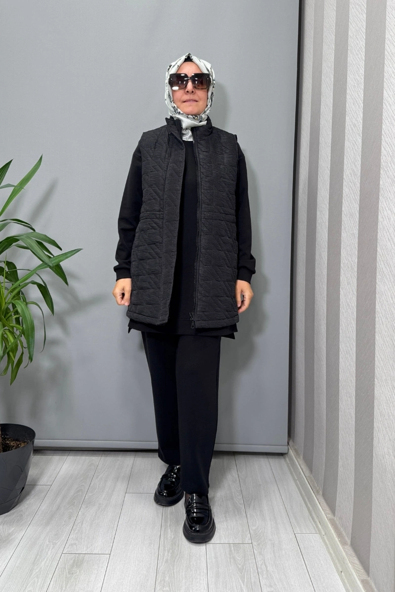 Almarwah 3lü Takım Siyah 202953
