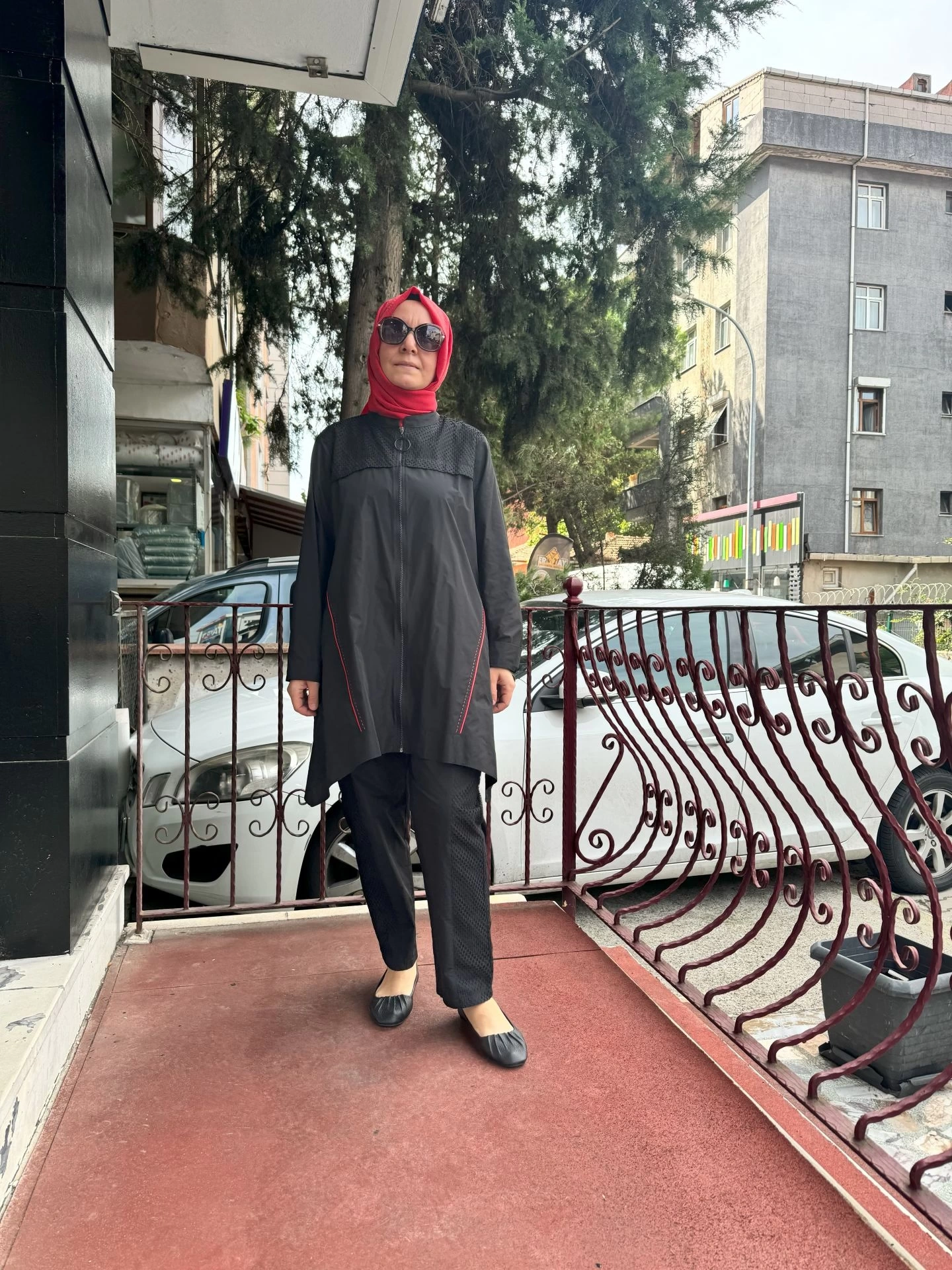 Almarwah File Detaylı Spor Takım Siyah 202642