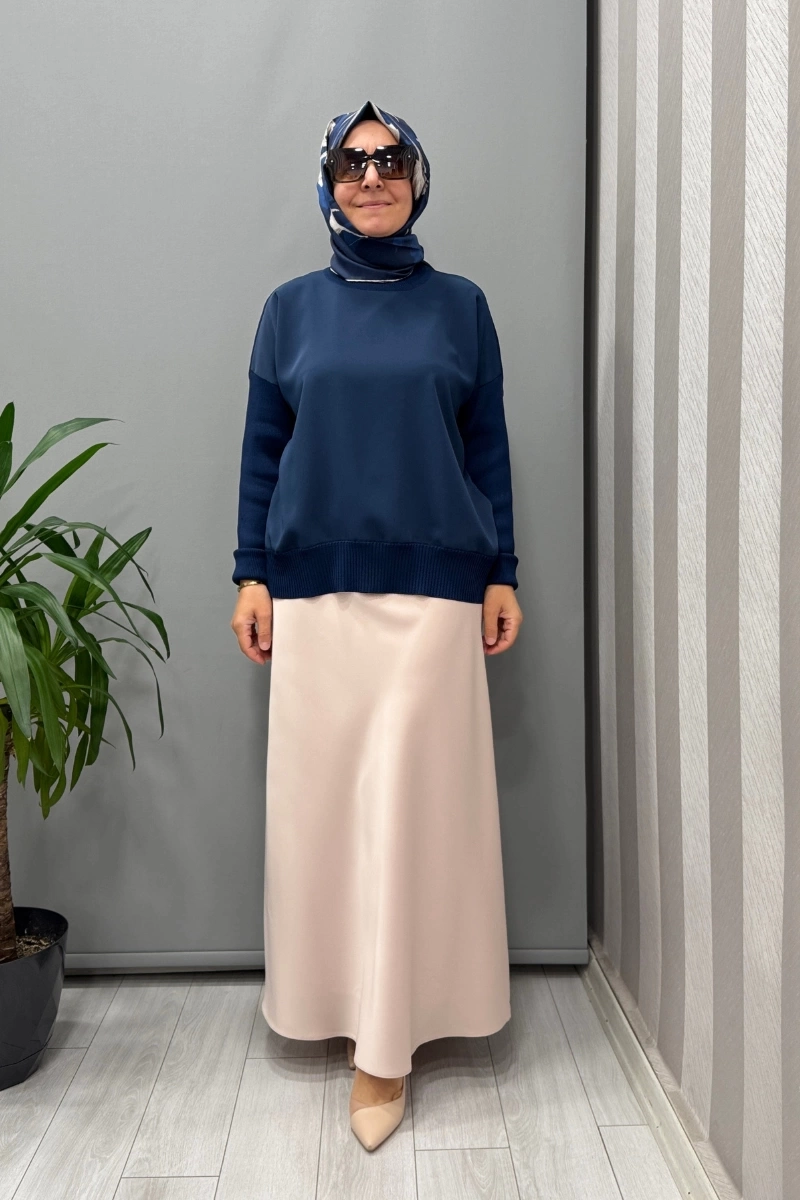Ghisa Bluz Lacivert 26KÖRBLZ4907