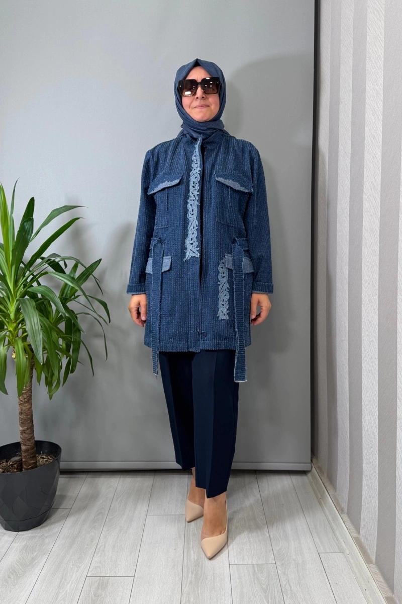 Ghisa Ceket Lacivert 26KGSCKT3187