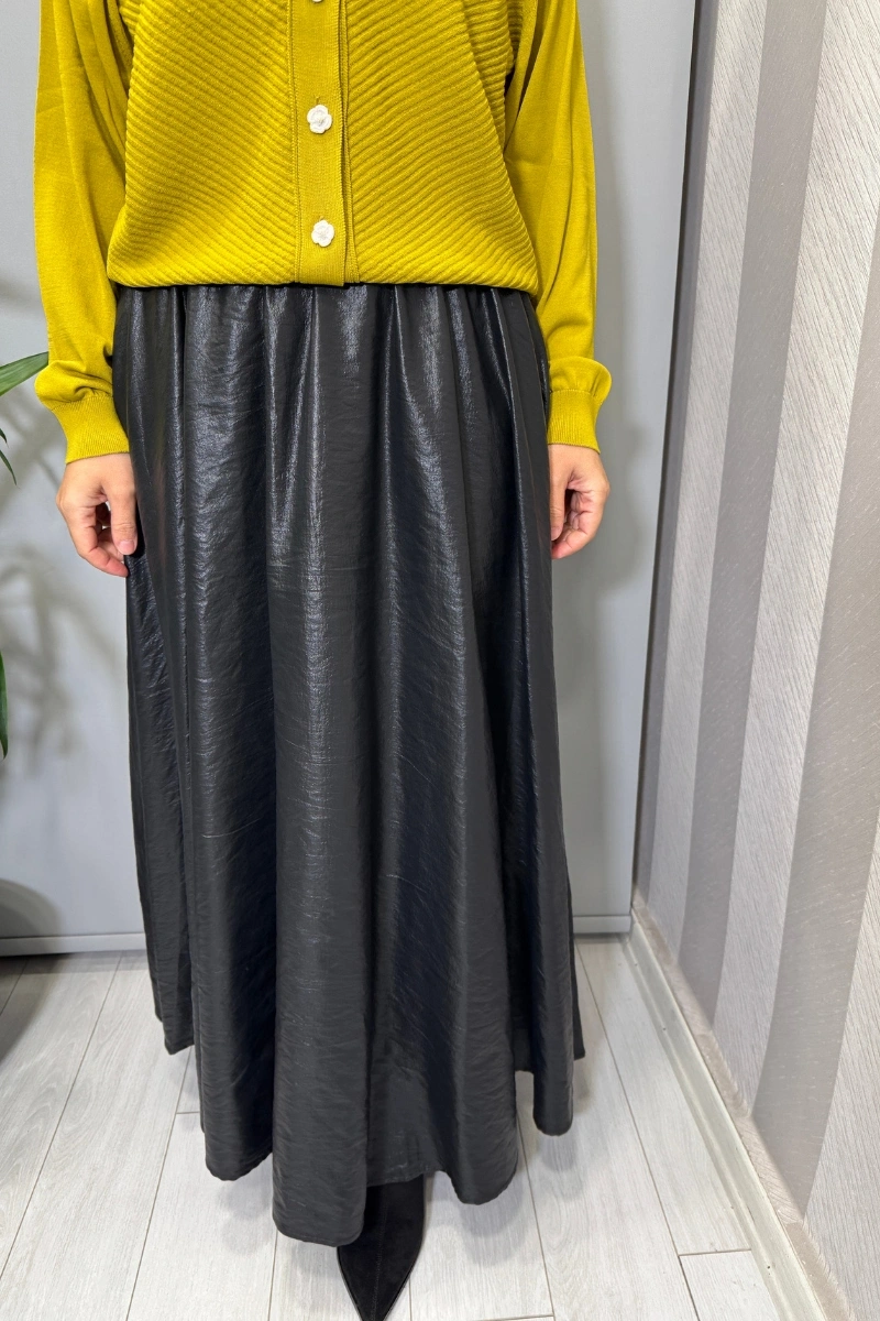 Ghisa Deri Etek Siyah 26KGSETK5383