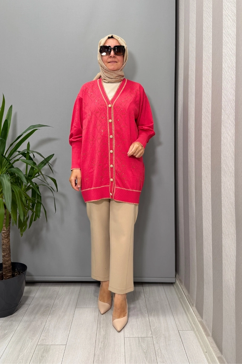 Ghisa Hırka Kırmızı 26KOBHRK3166