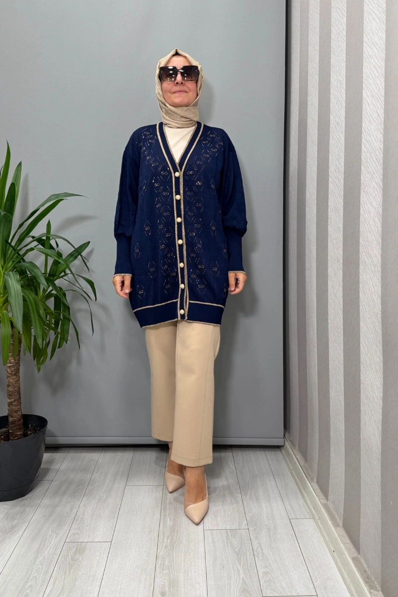 Ghisa Hırka Lacivert 26KOBHRK3166