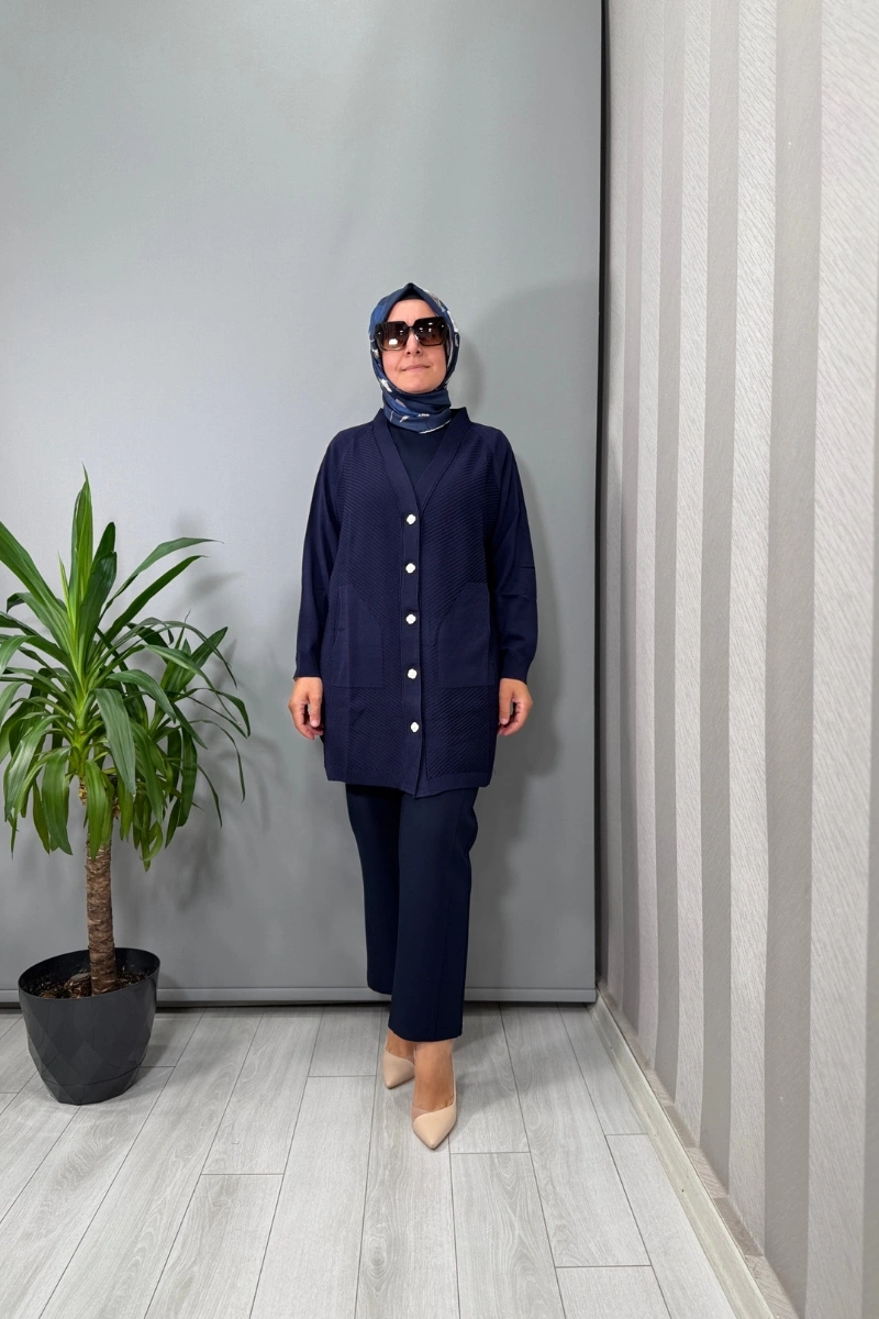 Ghisa Hırka Lacivert 26KOBHRK3184