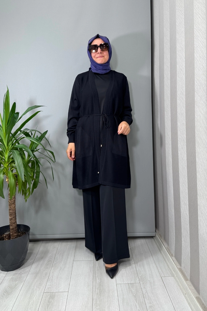 Ghisa Hırka Siyah 26KOBHRK3185