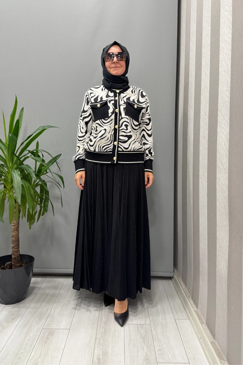 Ghisa Hırka Siyah 26KÖRHRK3224
