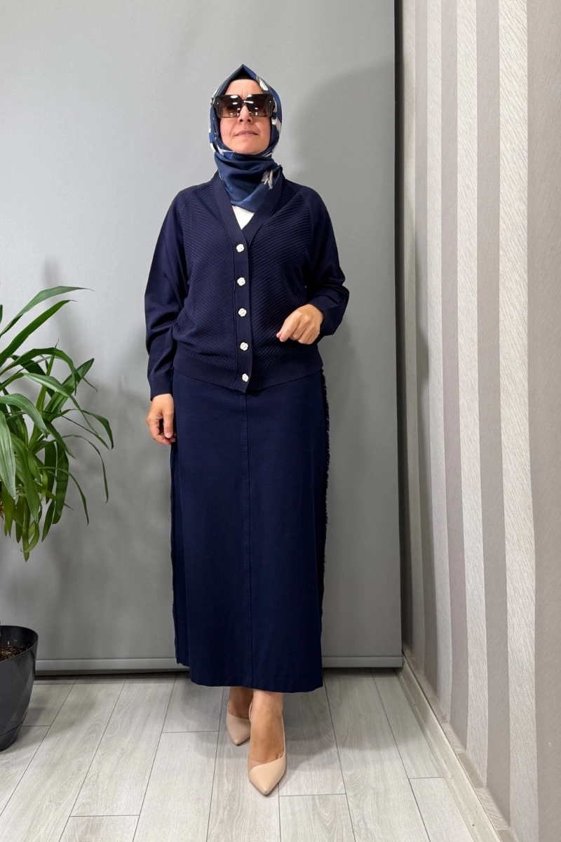 Ghisa Kısa Hırka Lacivert 26KOBHRK3183