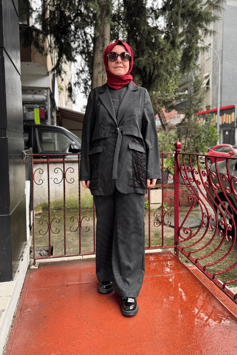 Ghisa Suit Black 25YGSTKM3074