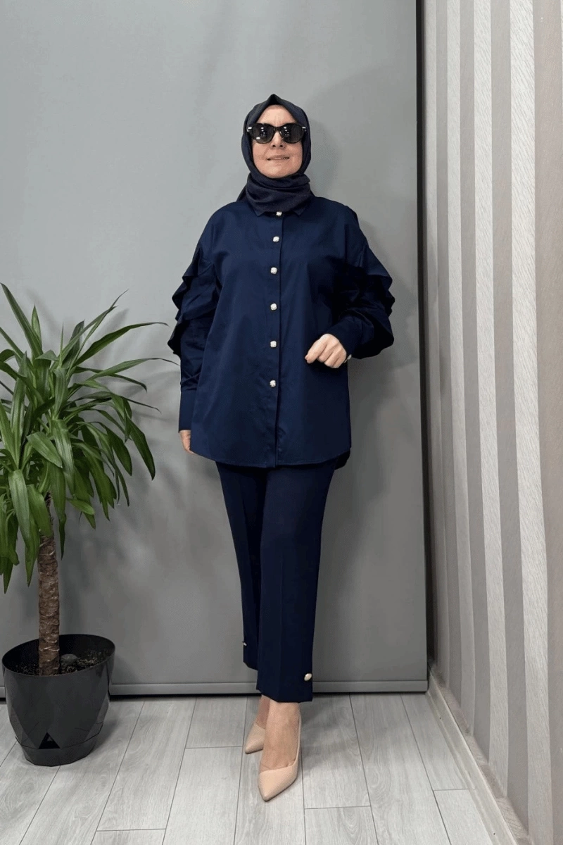 Ghisa Tunik Lacivert 25YGSTNK4986