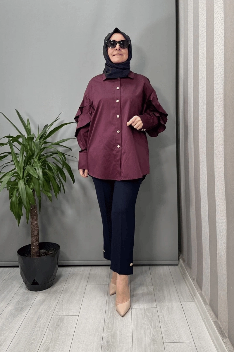 Ghisa Tunik Mürdüm 25YGSTNK4986