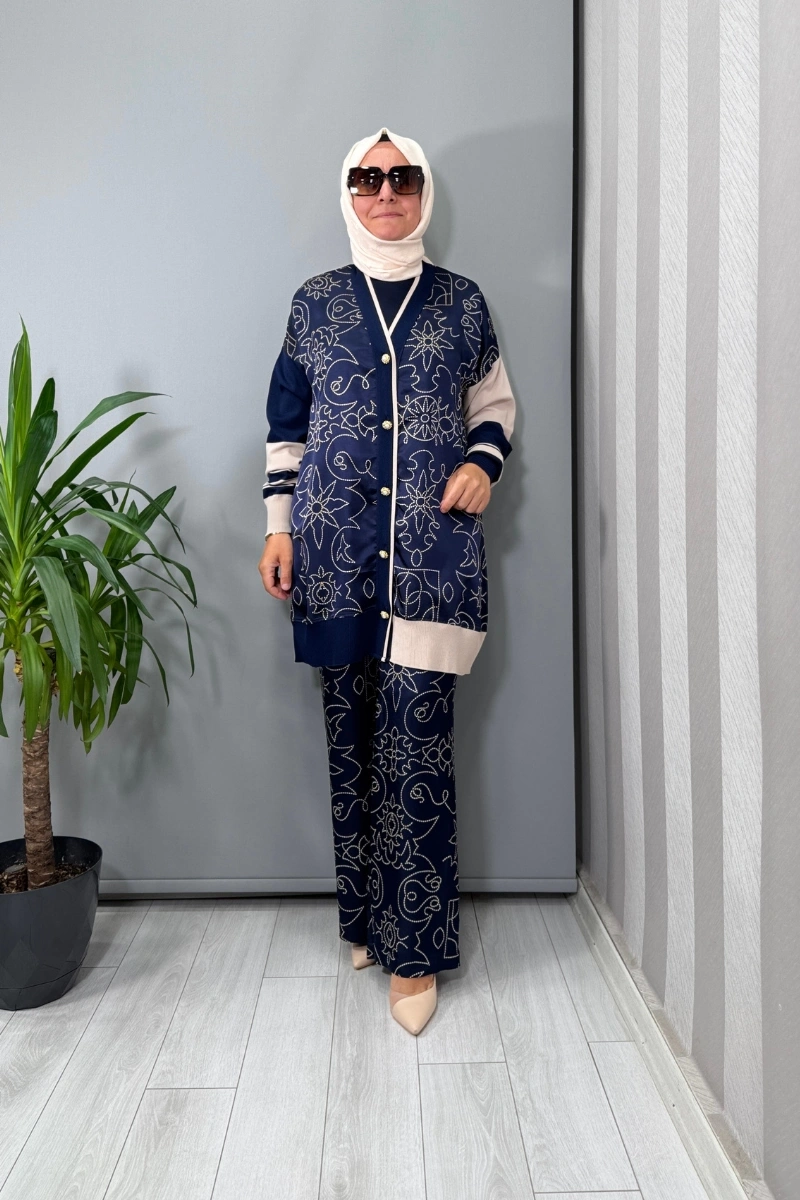 Ghisa Tunik Takım Lacivert 26KÖRTKM3216