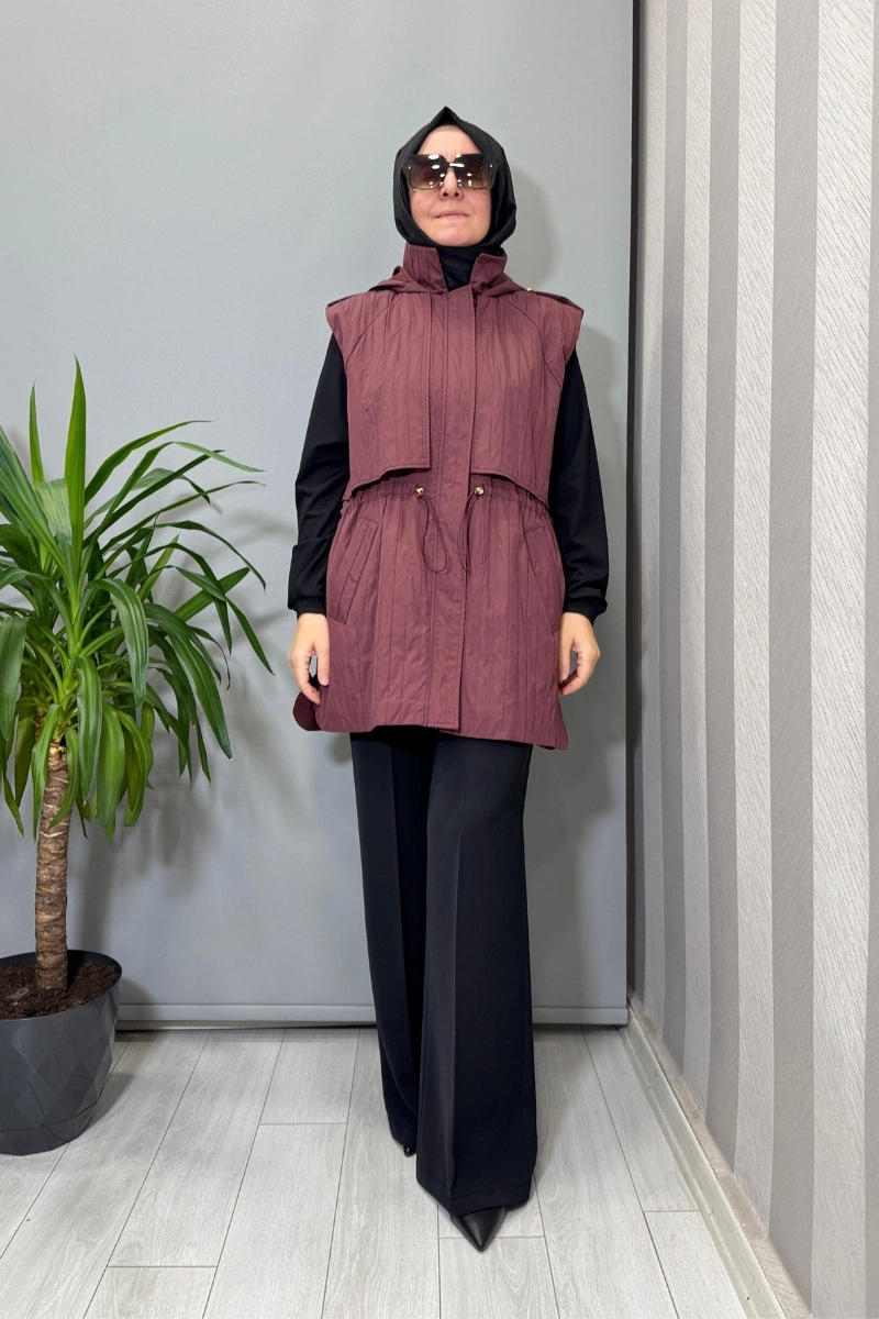 Ghisa Yelek Bordo 26KGSYLK3236