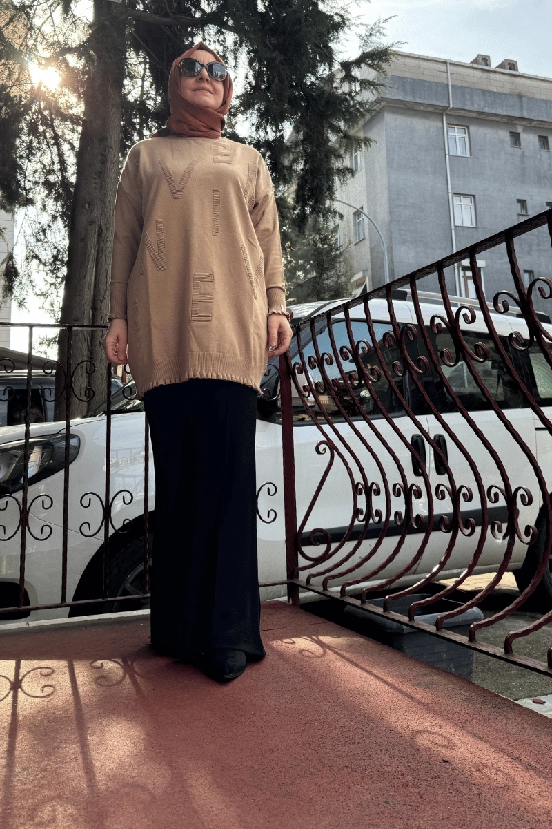 İnvee Tunik Camel 6890