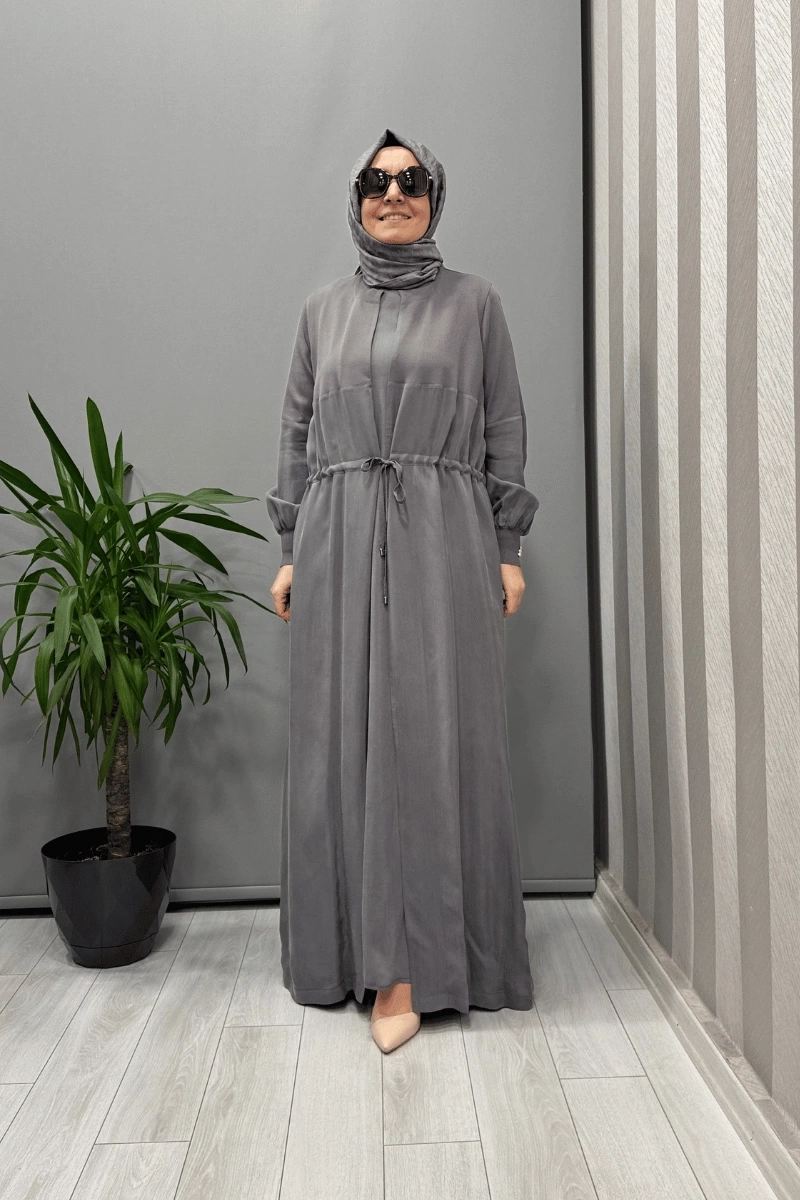 Miss Dalida Beli Bağcıklı Kap Antrasit T25Y-8002