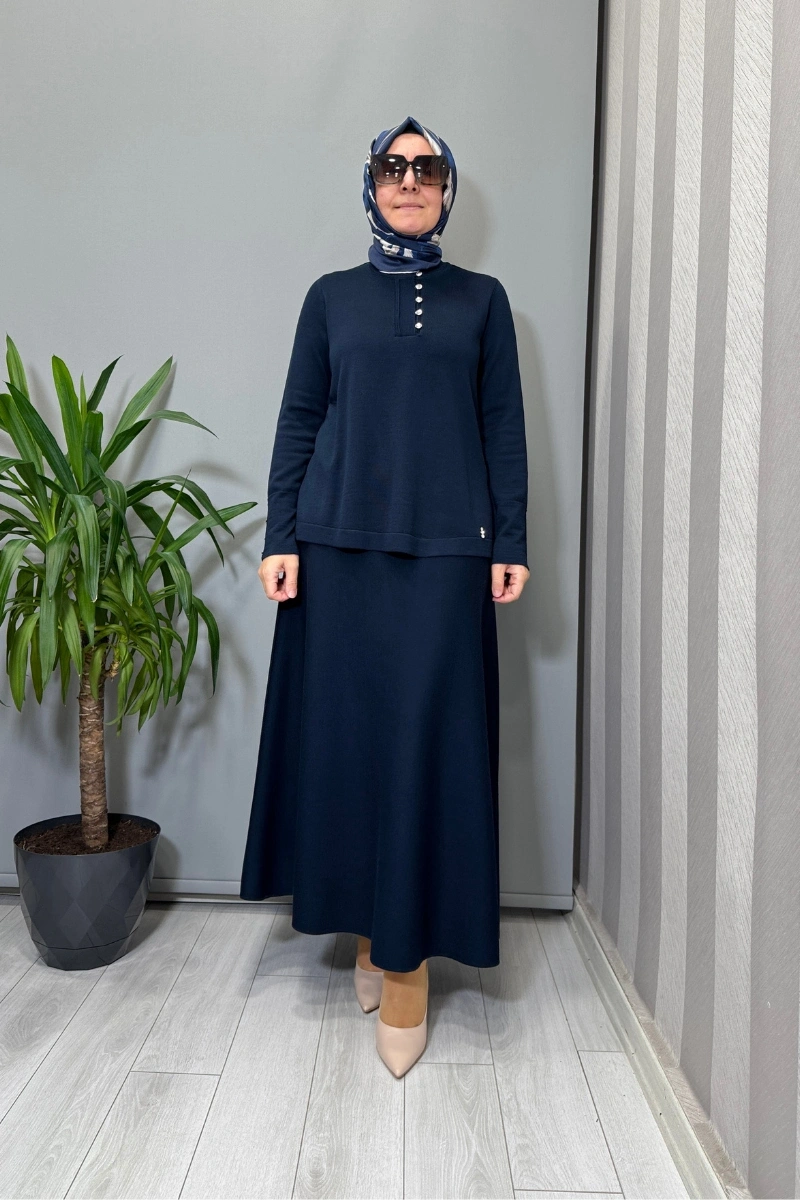 Miss Dalida Triko Takım Lacivert T26K-6018 (T26K-2011)