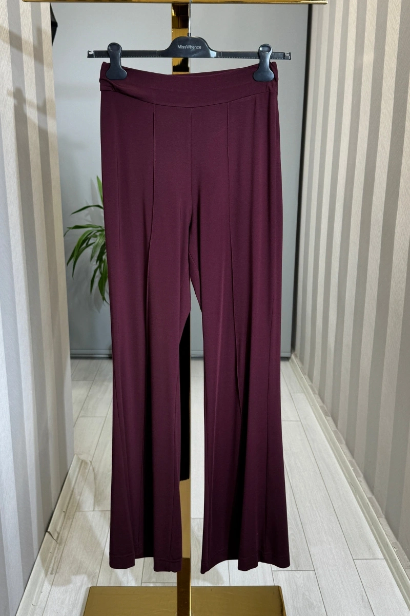 Misswhence Modal Penye Pantolon Bordo 39135