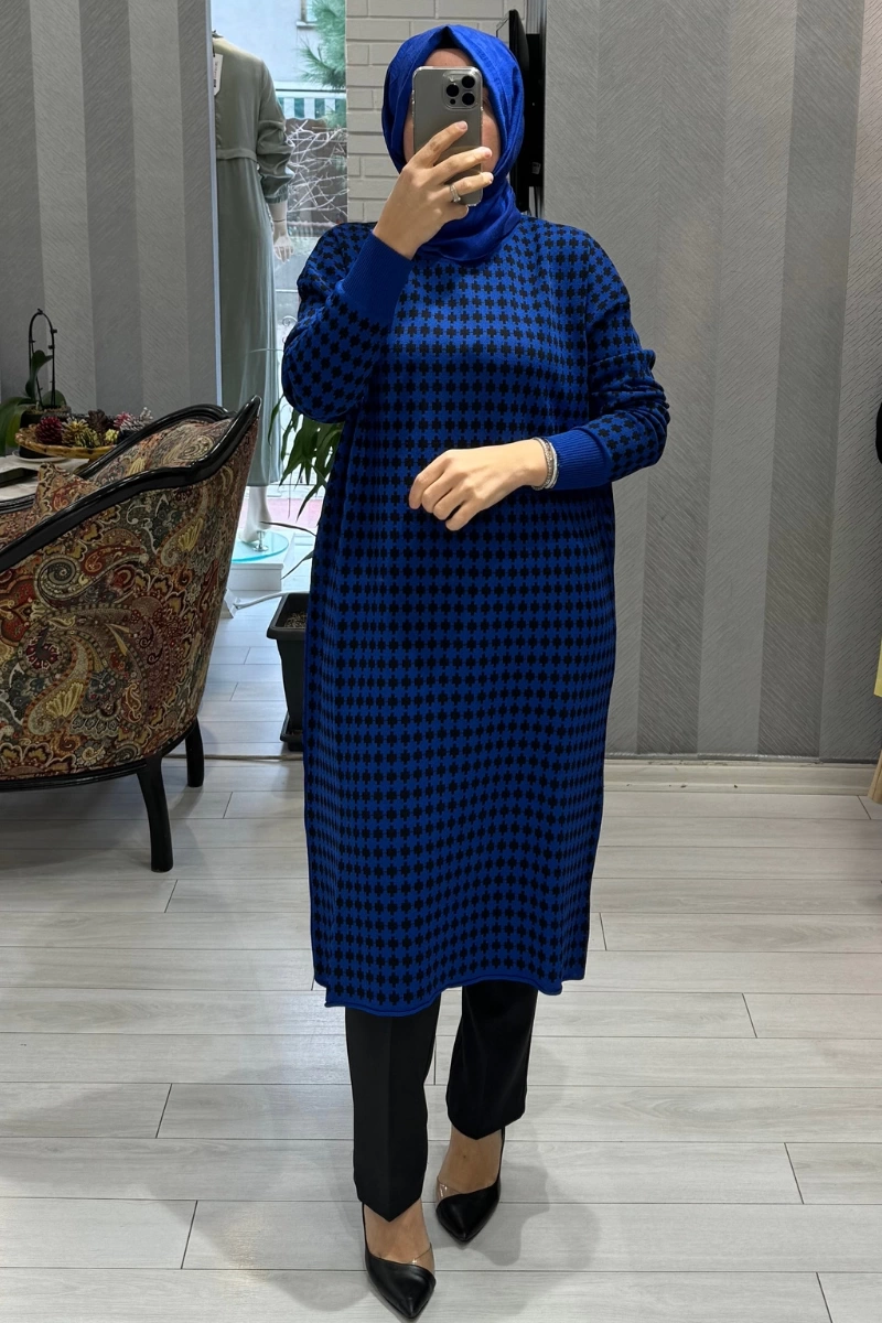 Misswhence Triko Tunik Sax 34011