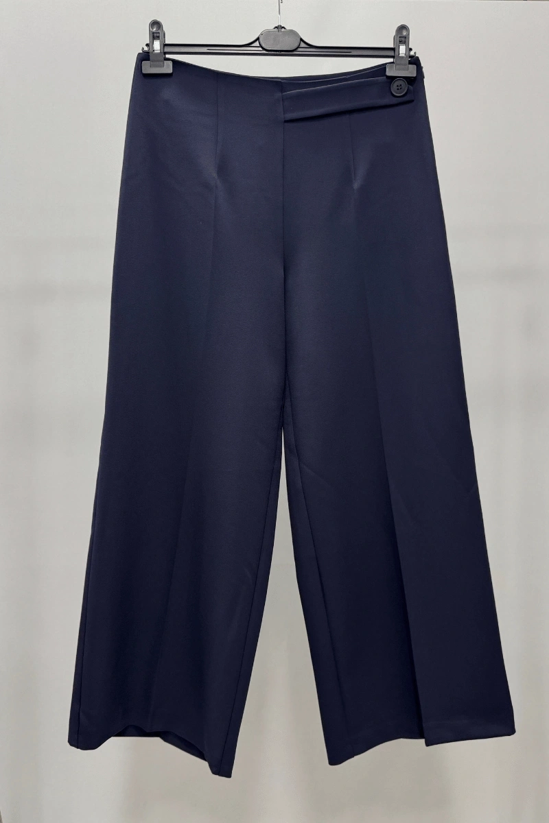 Sentez Royal Korsajı Apoletli Pantolon Lacivert 5582