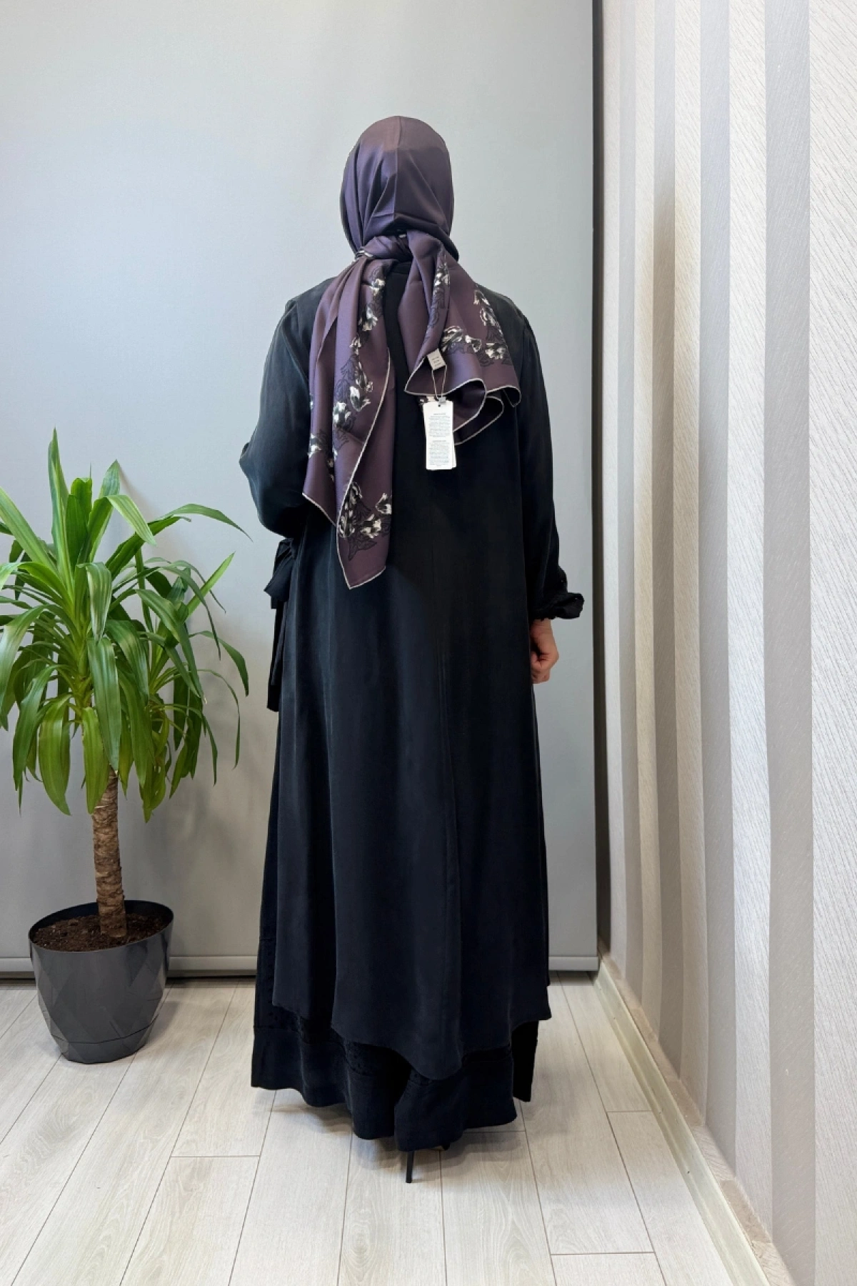 Misswhence Lazer Kesim Detaylı İpek Takım Siyah 39003