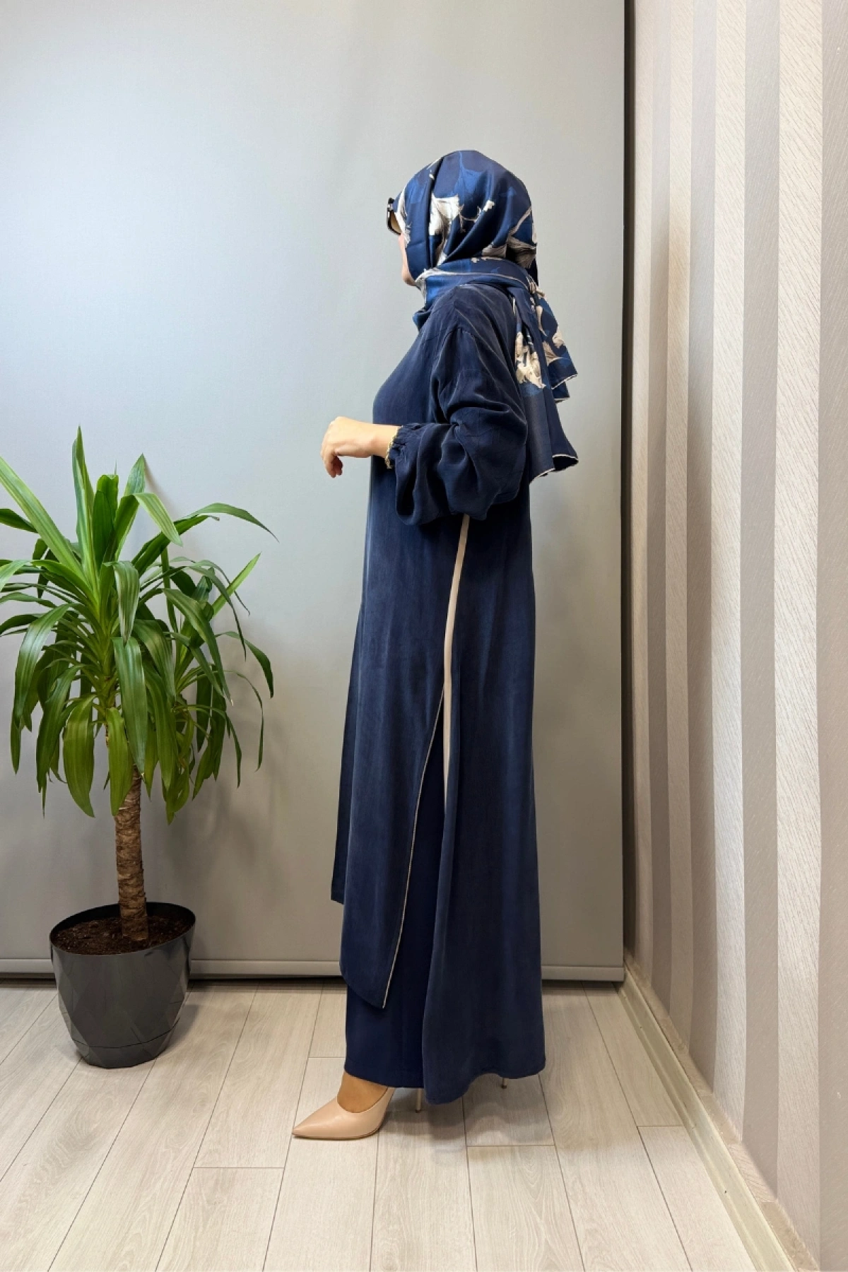 Misswhence İpek Tunik Lacivert 39031