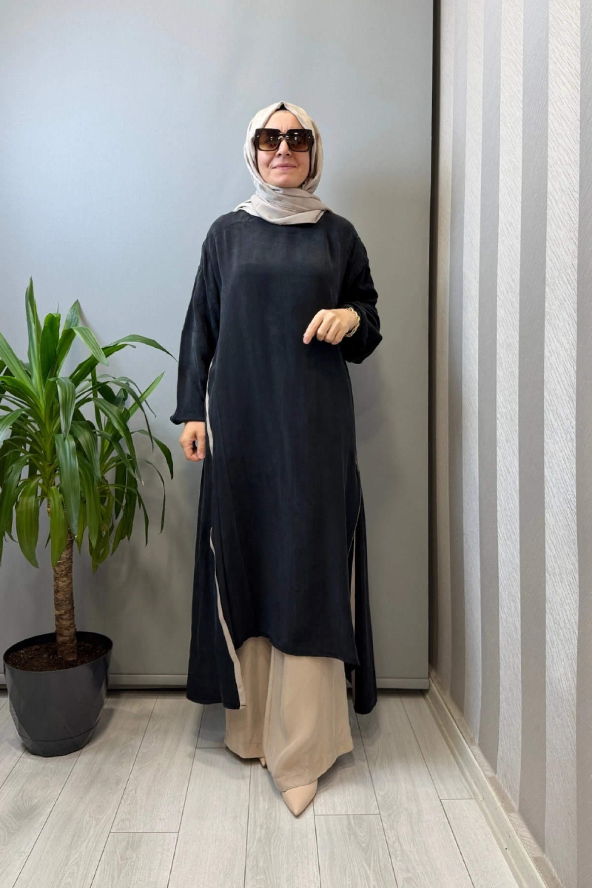 Misswhence İpek Tunik Siyah 39031