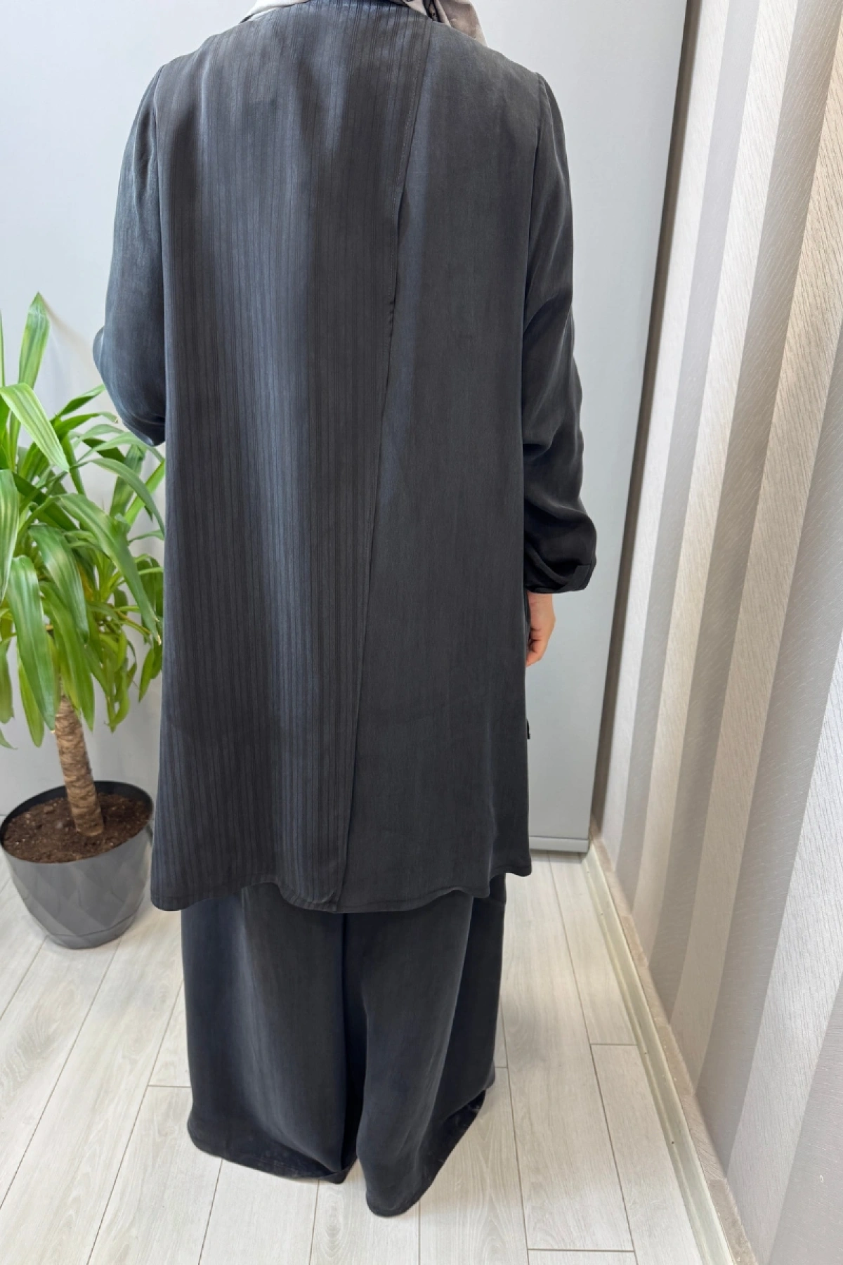 Misswhence Üçlü İpek Takım Siyah 39208