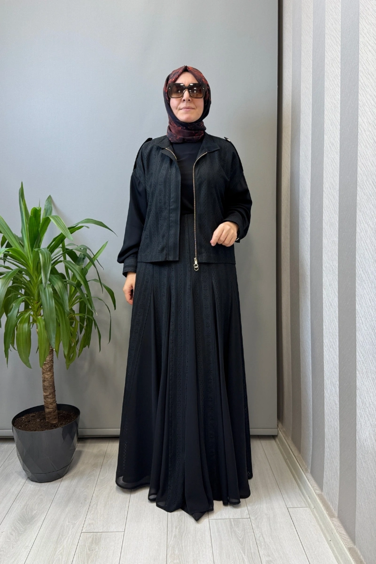 Ghisa Ceket Etek Takım Siyah 3610T9177