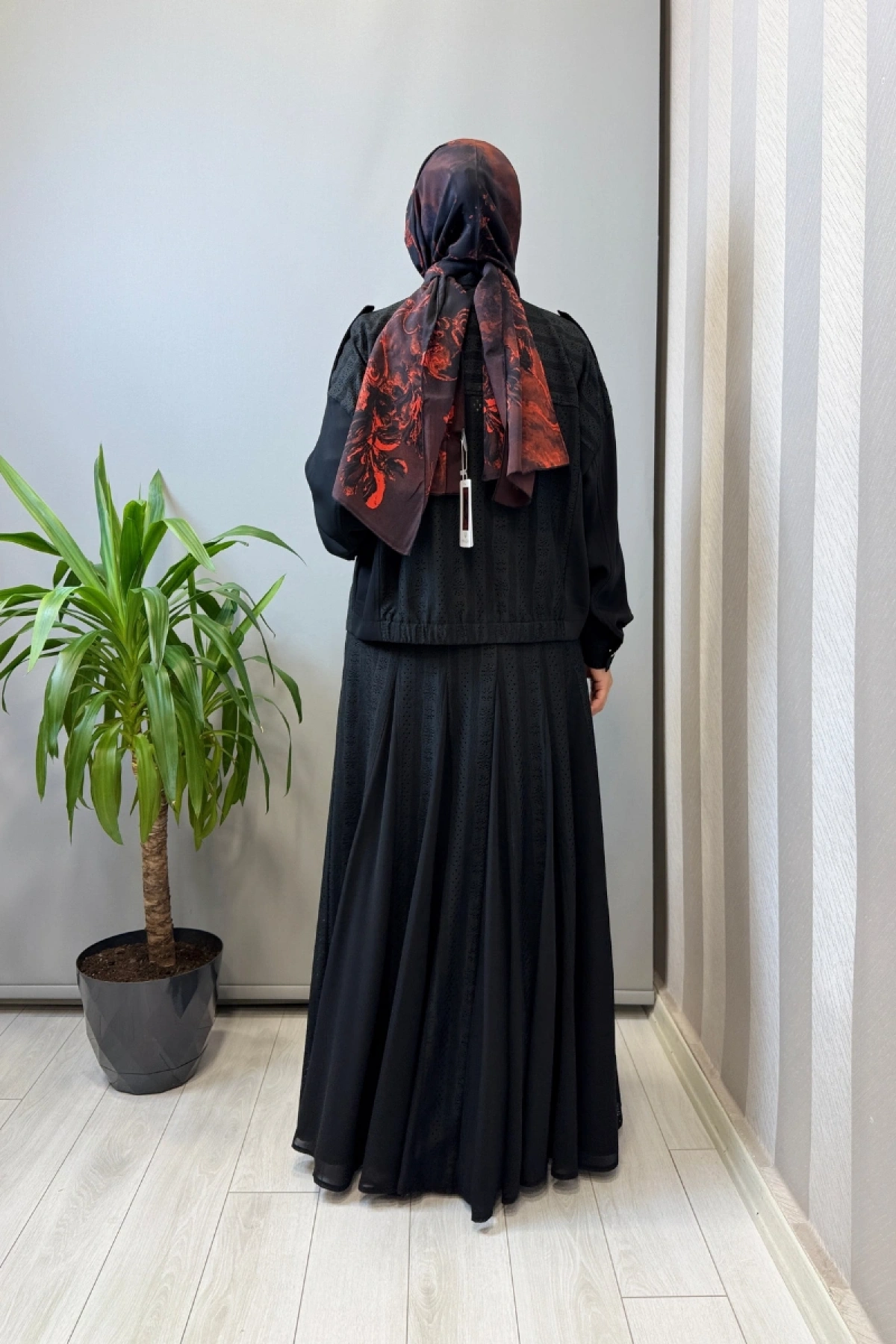 Ghisa Ceket Etek Takım Siyah 3610T9177