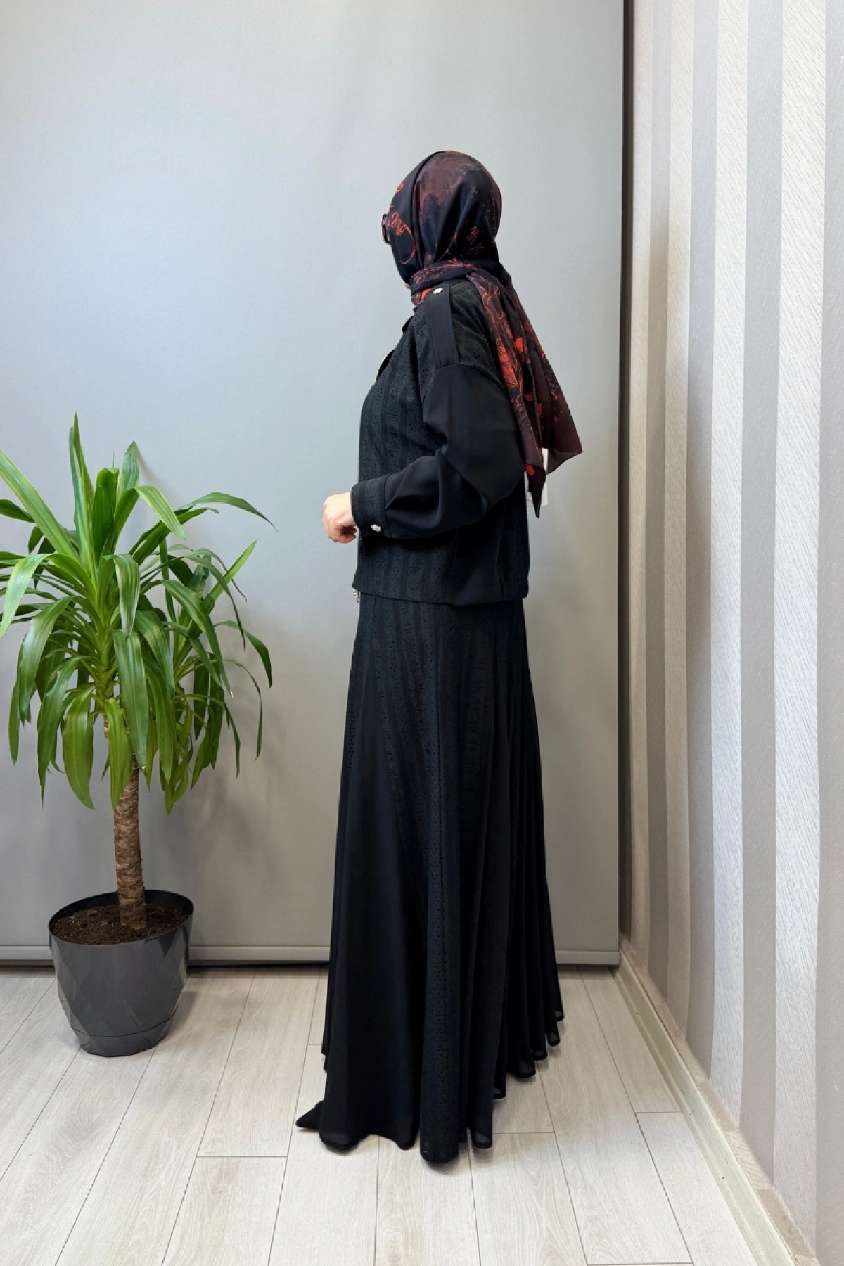 Ghisa Ceket Etek Takım Siyah 3610T9177