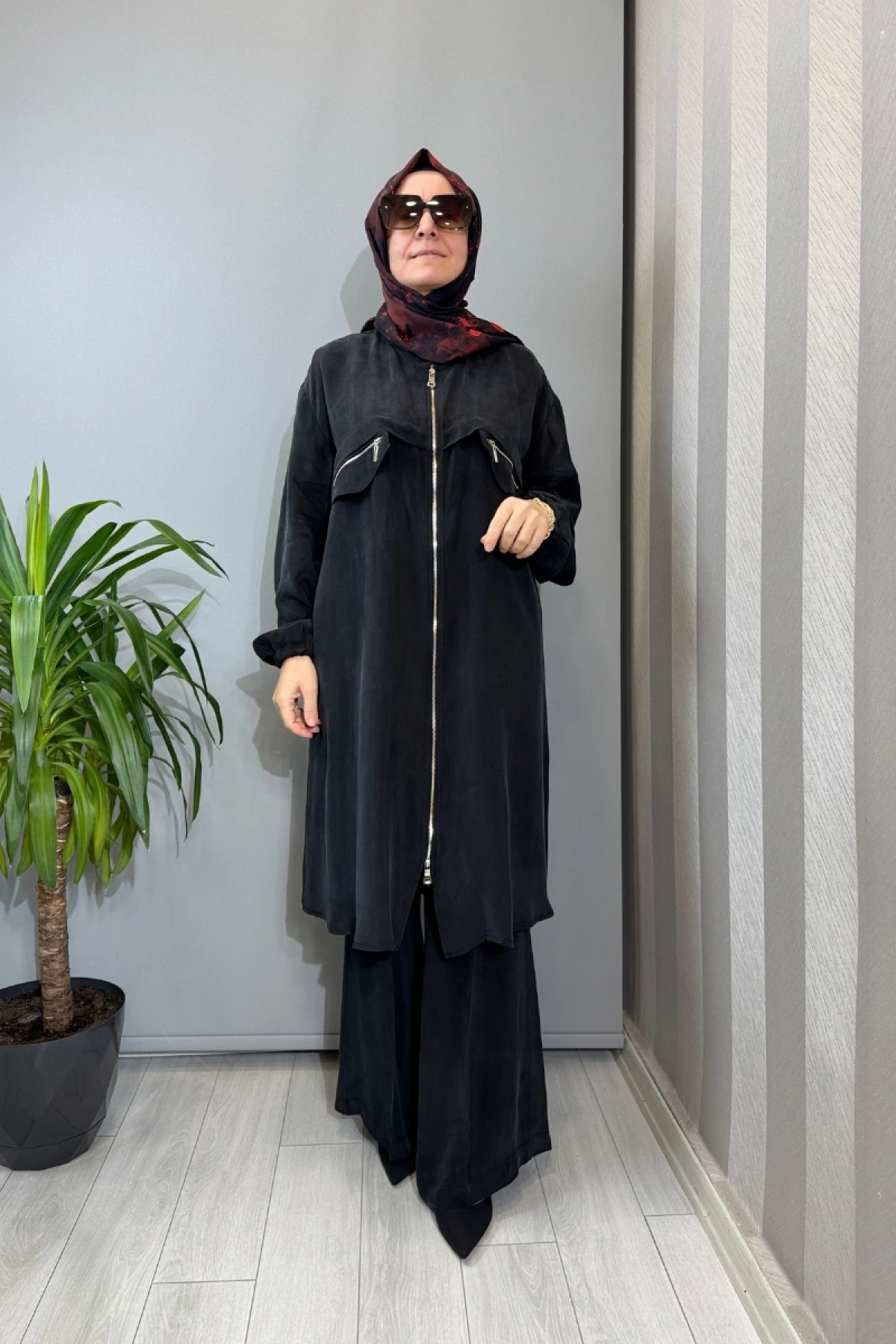 Misswhence Cupra İpek Kap Siyah 39310