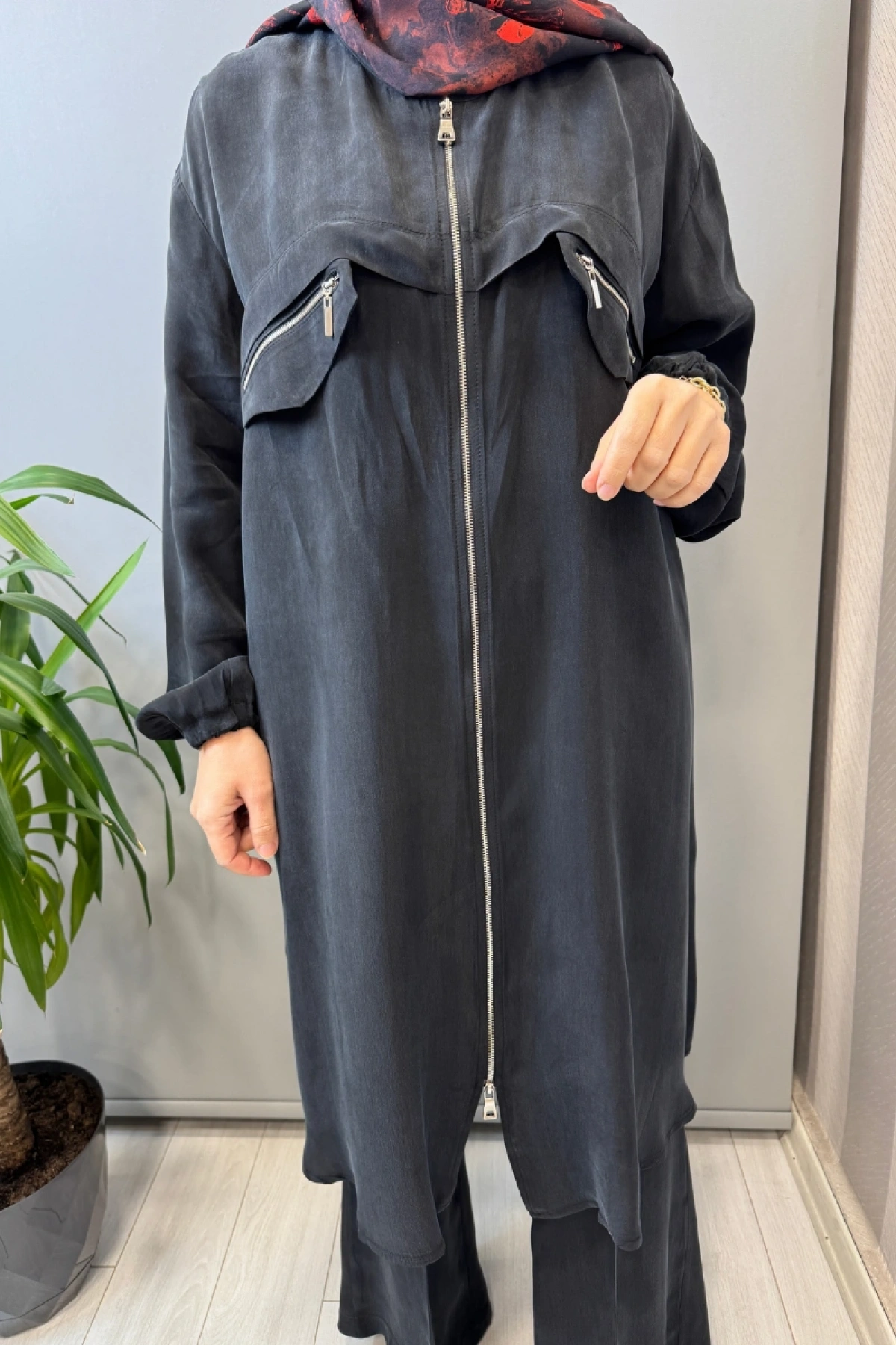 Misswhence Cupra İpek Kap Siyah 39310