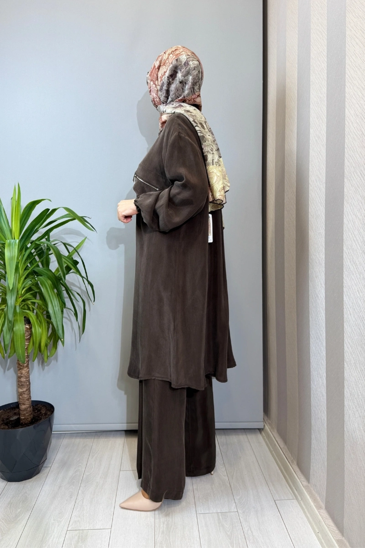 Misswhence Cupra İpek Kap Kahve 39310