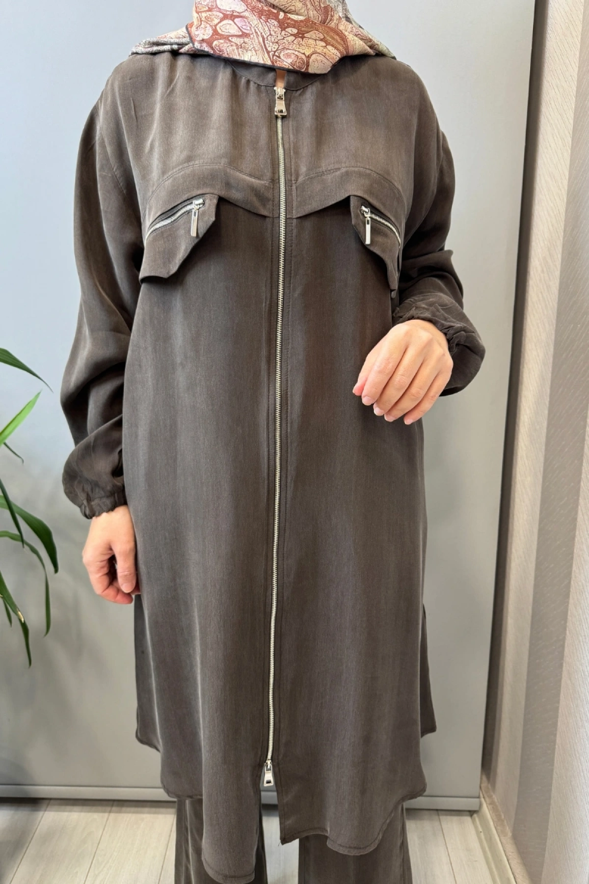 Misswhence Cupra İpek Kap Kahve 39310