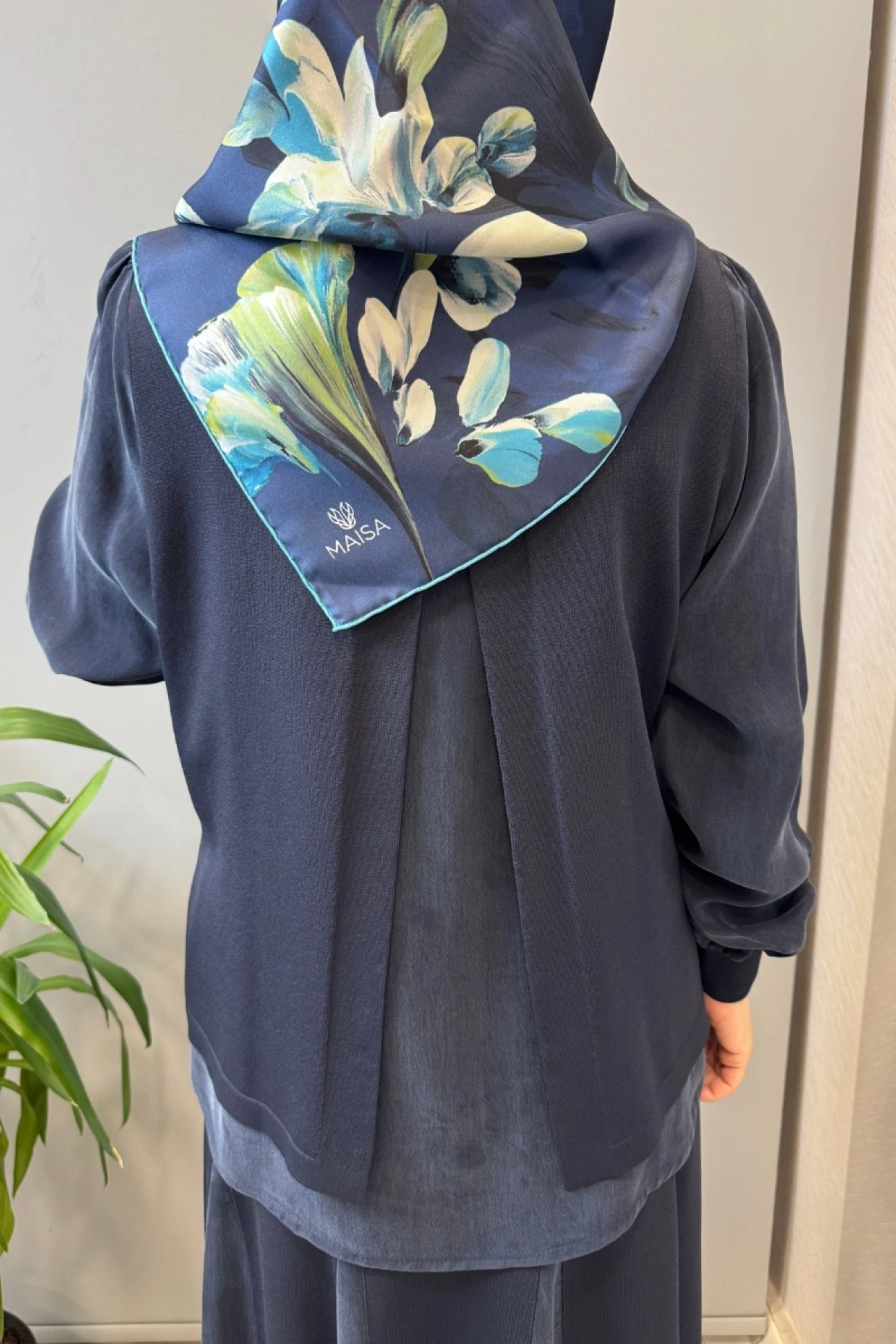 Miss Dalida Evaze Kesim Bileği Lastikli Tunik Etek Takım Lacivert T26Y-6028 (2012)