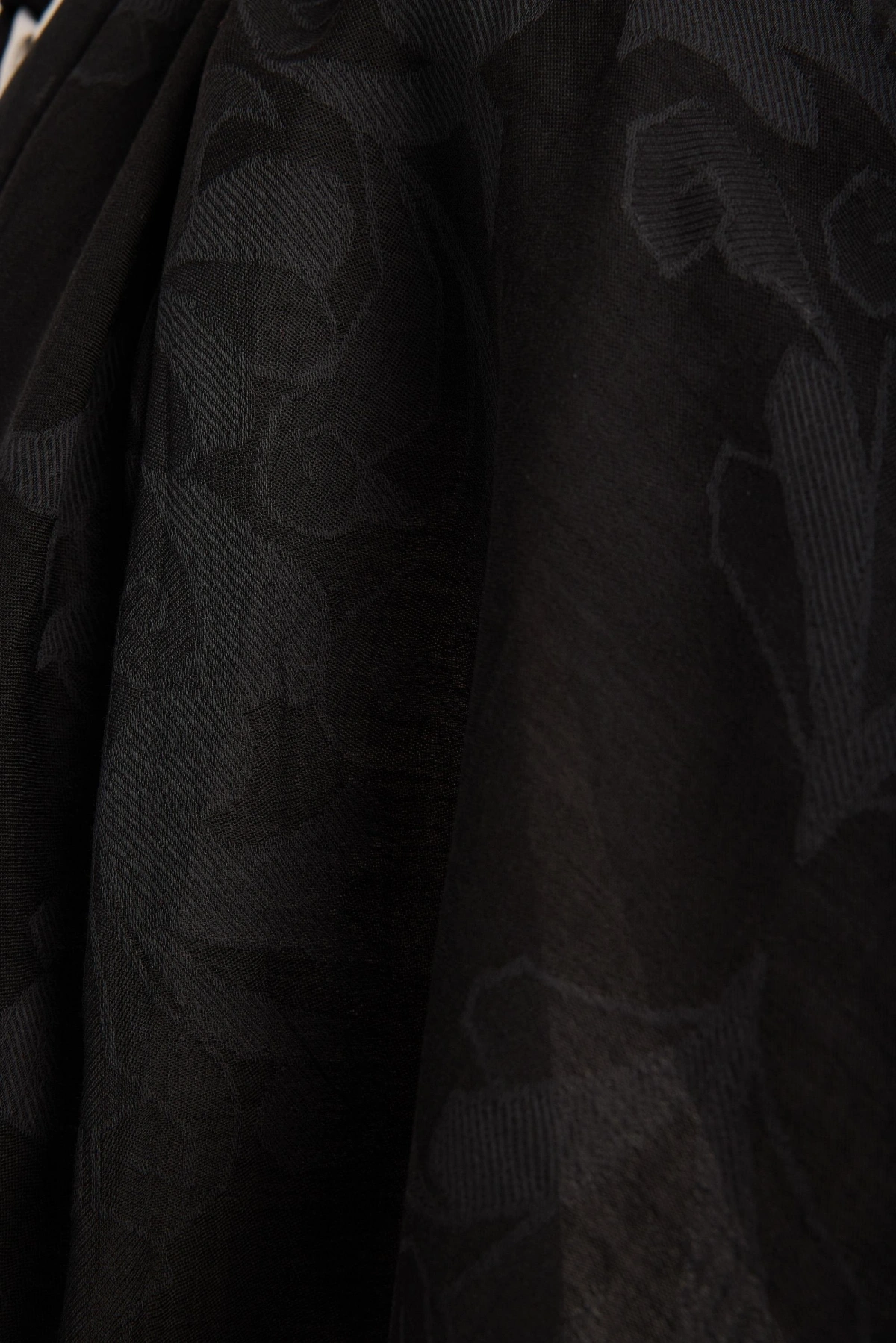 Maisa DURU İPEK PAMUK TENSEL ŞAL 70*190 CM - SİYAH