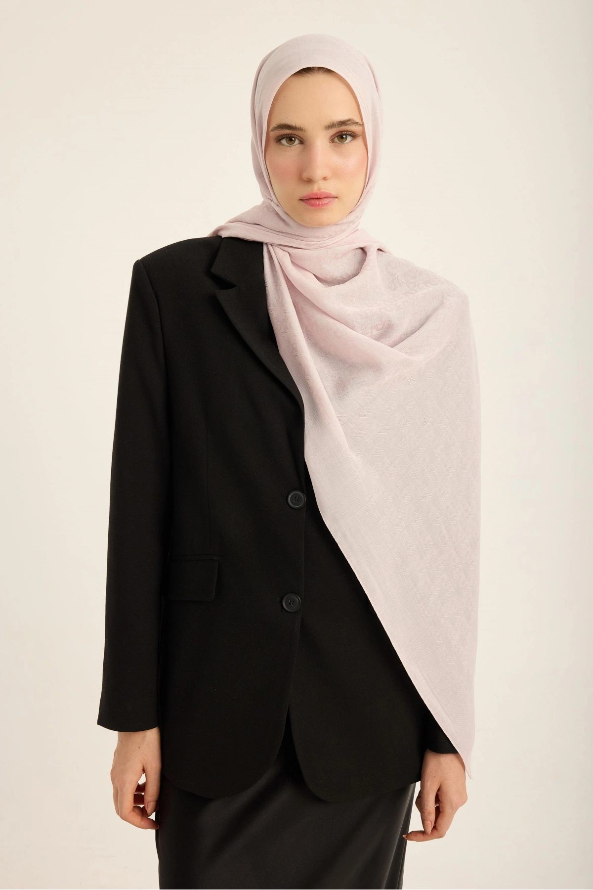 Maisa REMZ İPEK PAMUK TENSEL ŞAL 70*190 CM - AÇIK PEMBE