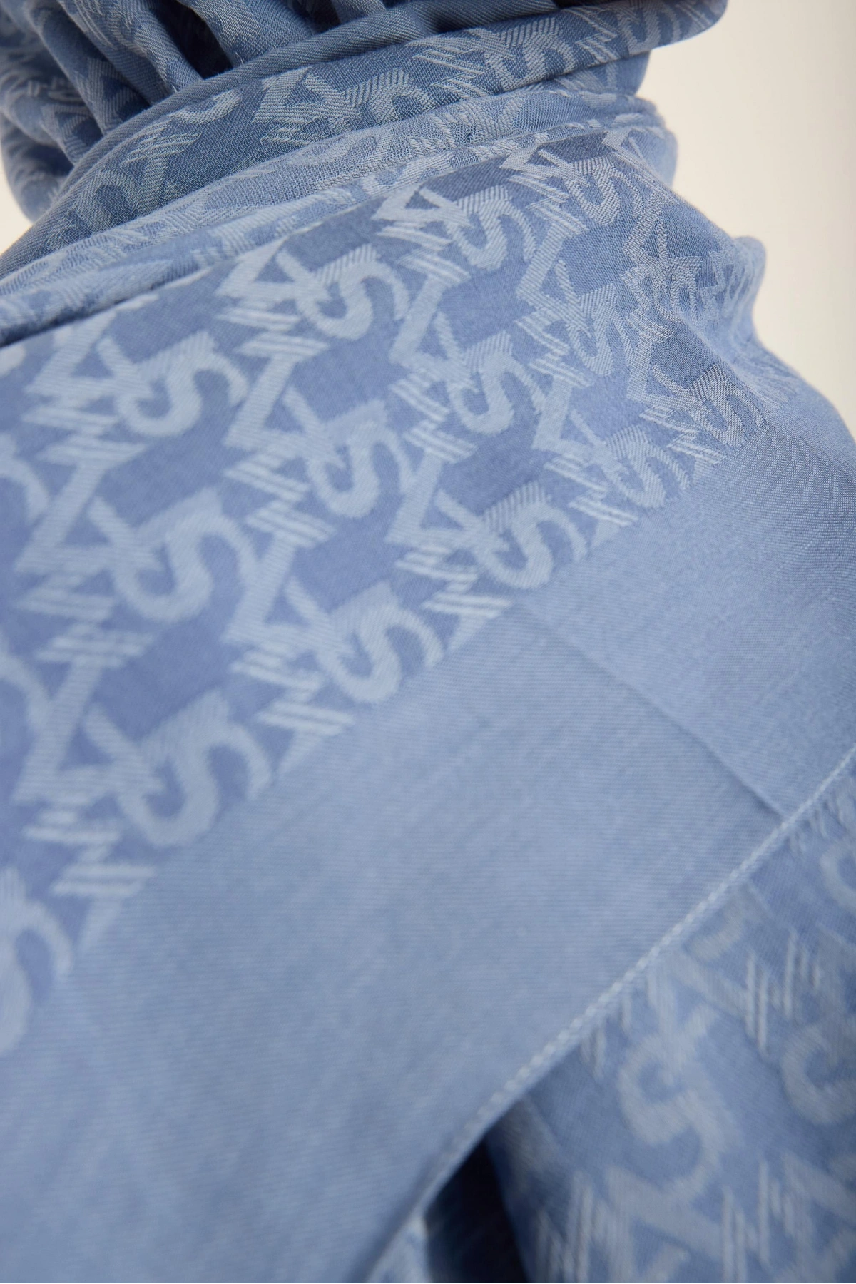 Maisa REMZ İPEK PAMUK TENSEL ŞAL 70*190 CM - MAVİ