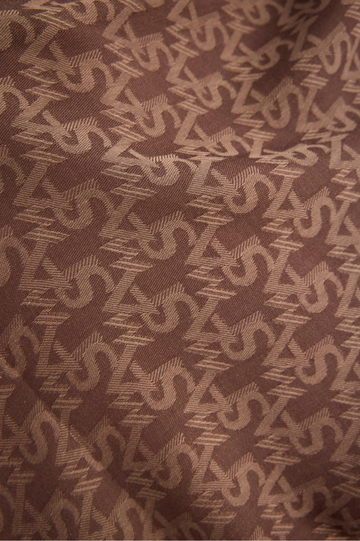 Maisa REMZ İPEK PAMUK TENSEL ŞAL 70*190 CM - SÜTLÜ KAHVE