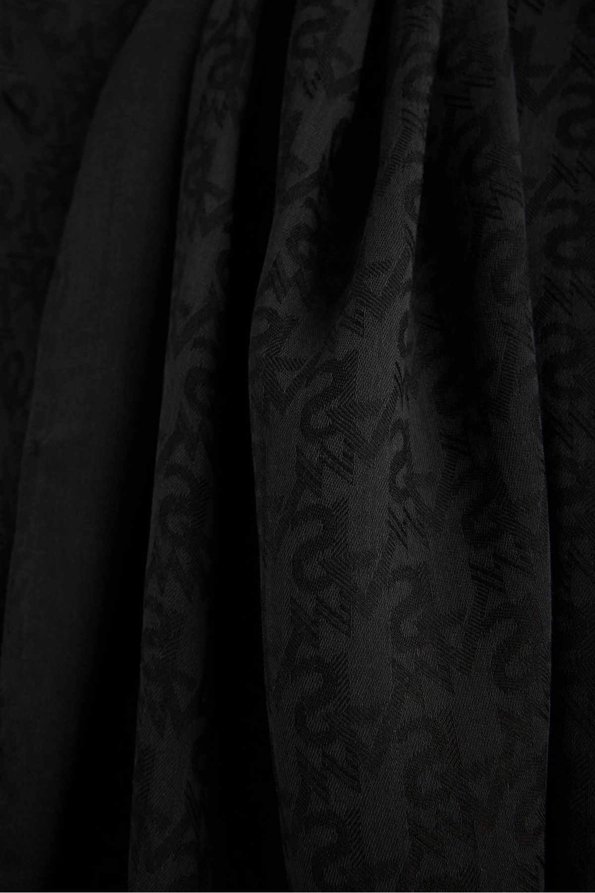 Maisa REMZ İPEK PAMUK TENSEL ŞAL 70*190 CM - SİYAH