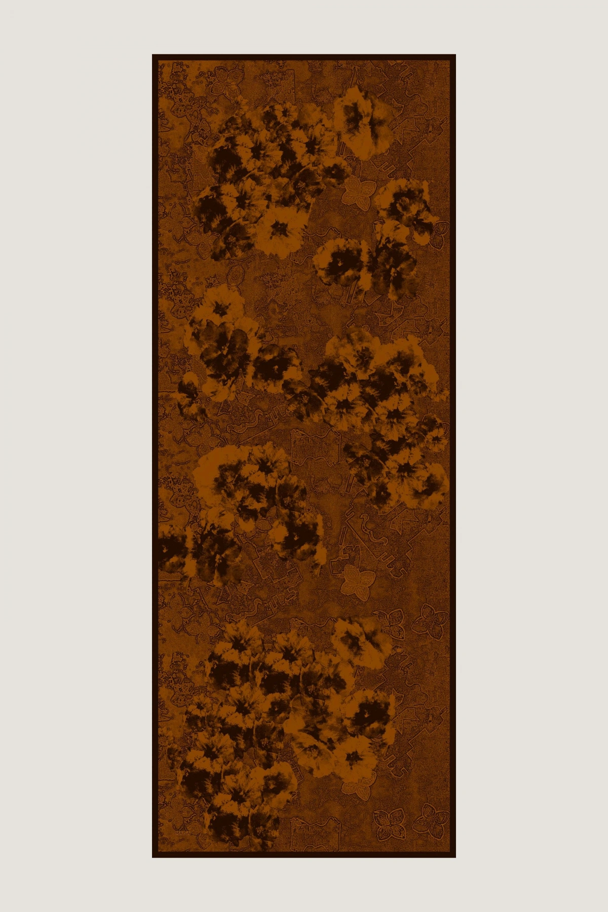 Maisa GÜLRUH FLOŞ VİSKON ŞAL 70*190 CM - TABA