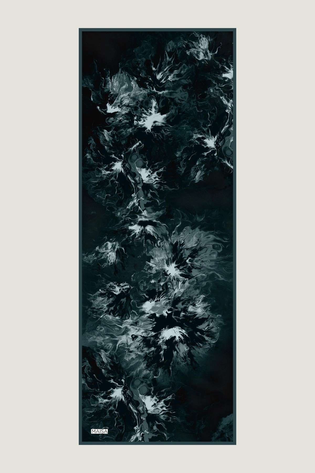 Maisa SABA FLOŞ VİSKON ŞAL 70*190 CM - SİYAH