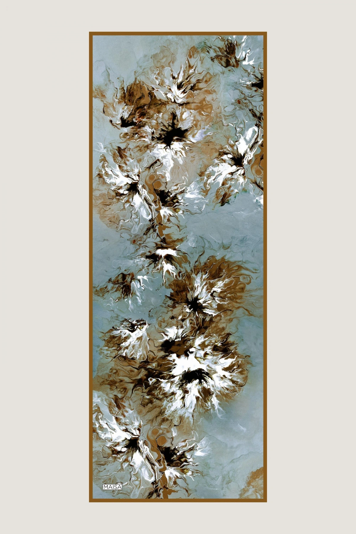 Maisa SABA FLOŞ VİSKON ŞAL 70*190 CM - CAMEL