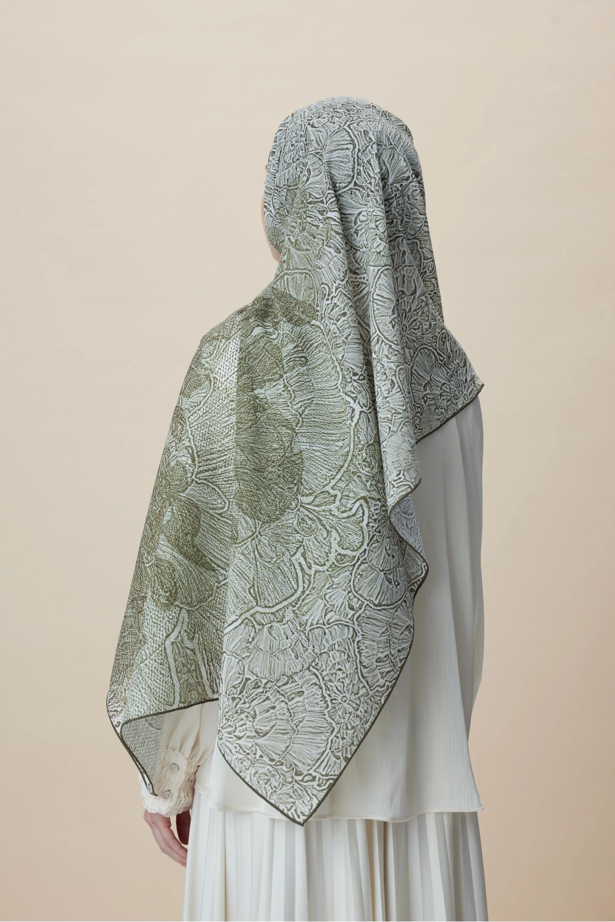 Maisa SEDEF FLOŞ VİSKON ŞAL 70*190 CM - BEJ