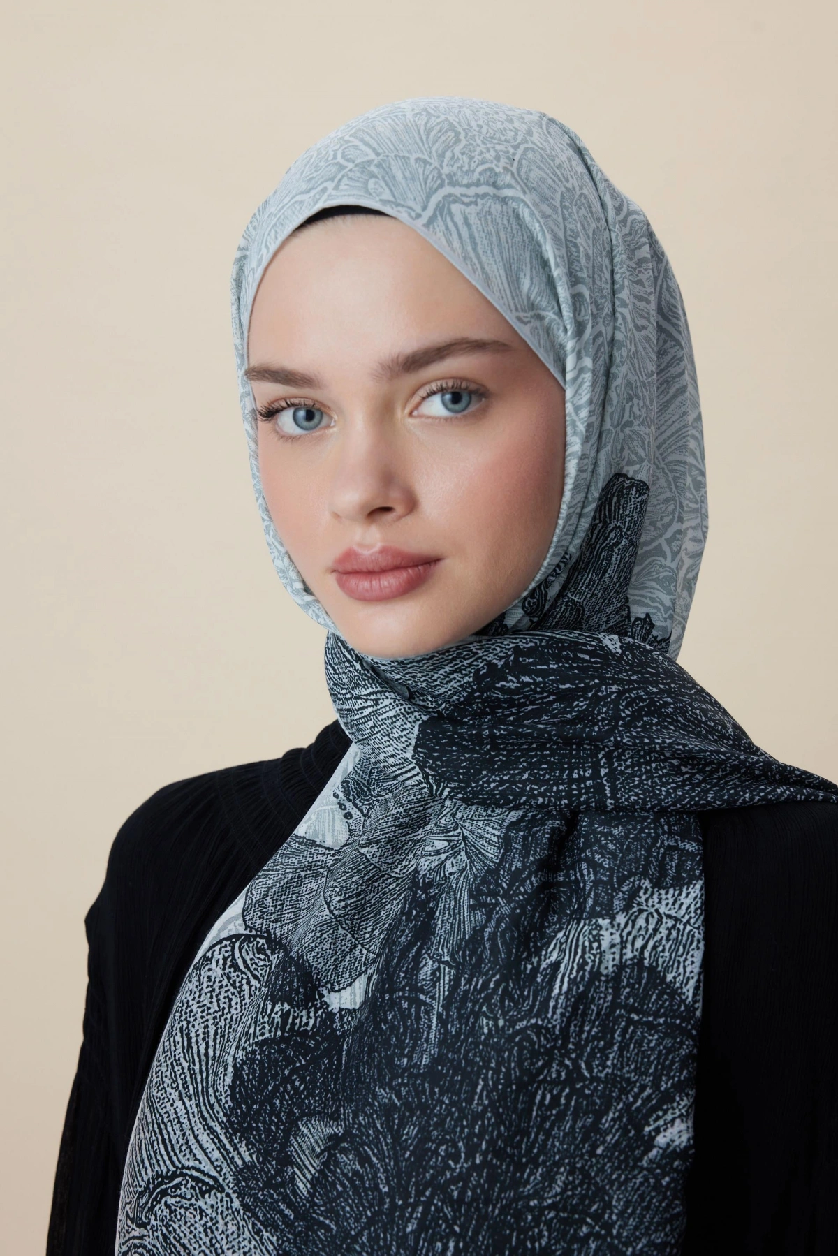 Maisa SEDEF FLOŞ VİSKON ŞAL 70*190 CM - EKRU